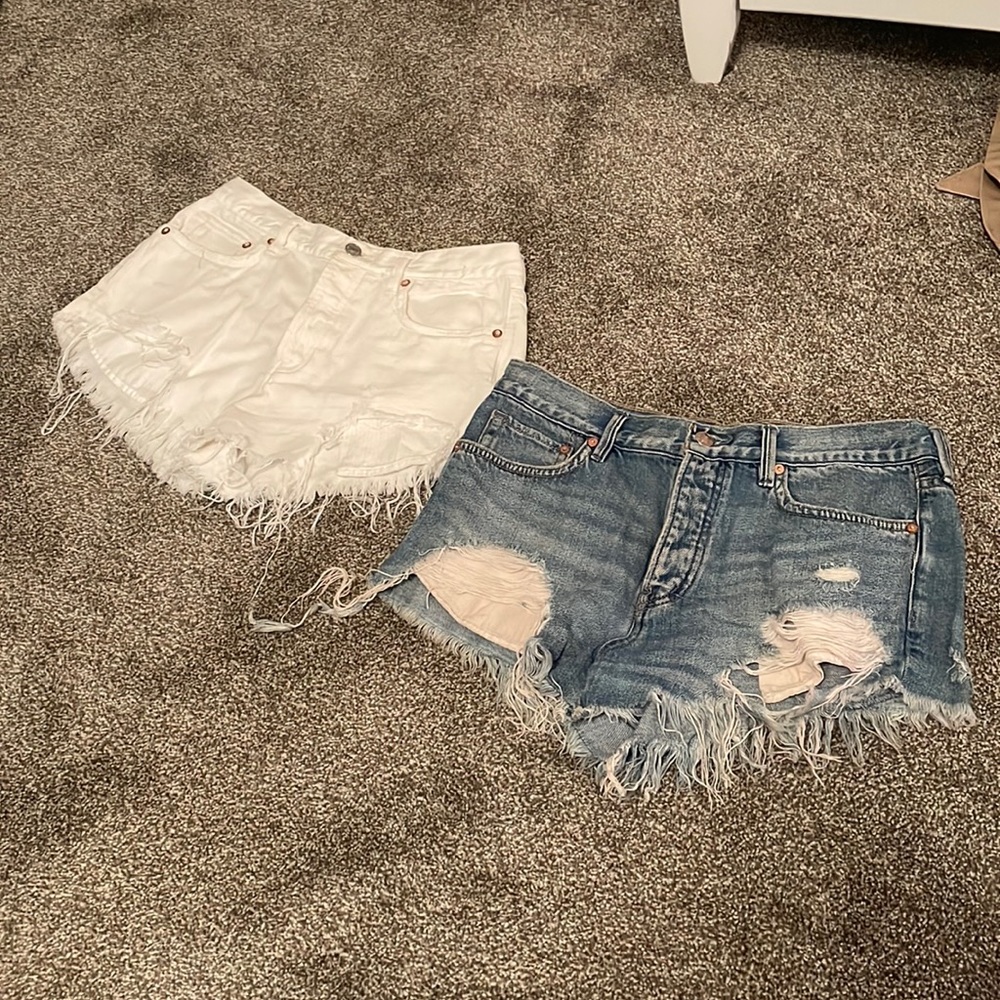 Free People Denim Shorts